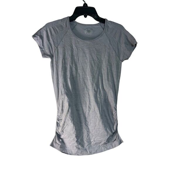 Athleta Tops - Athleta speed light grey athletic tshirt size medium